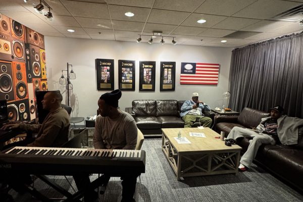 SAMPCAMP - (l-r) KJ, Marshall Leathers, Justin Radford, Narleyy